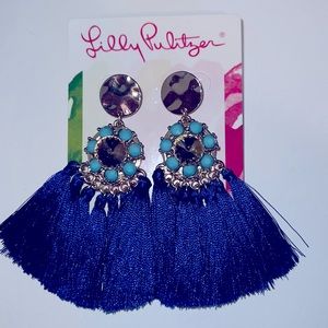 Lilly Pulitzer blue earrings
